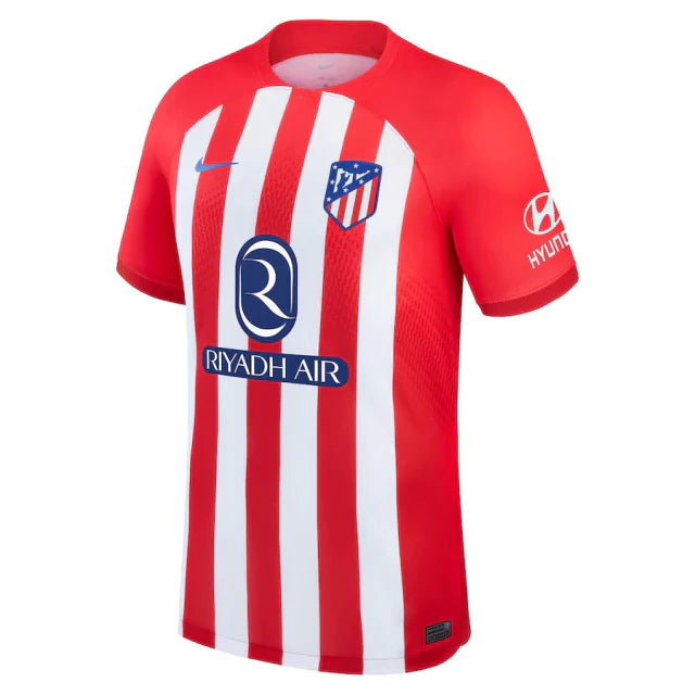 Camisa Atlético de Madrid Home 23/24 s/n° Torcedor Masculina - Vermelho e Branco