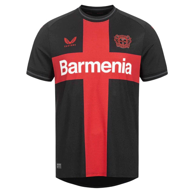 Camisa Bayer Leverkusen Home 23/24 s/n° Torcedor Masculino - Preto