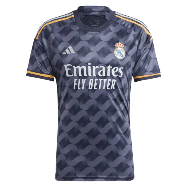 Camisa Real Madrid Away 23/24 Torcedor Masculino - Preto